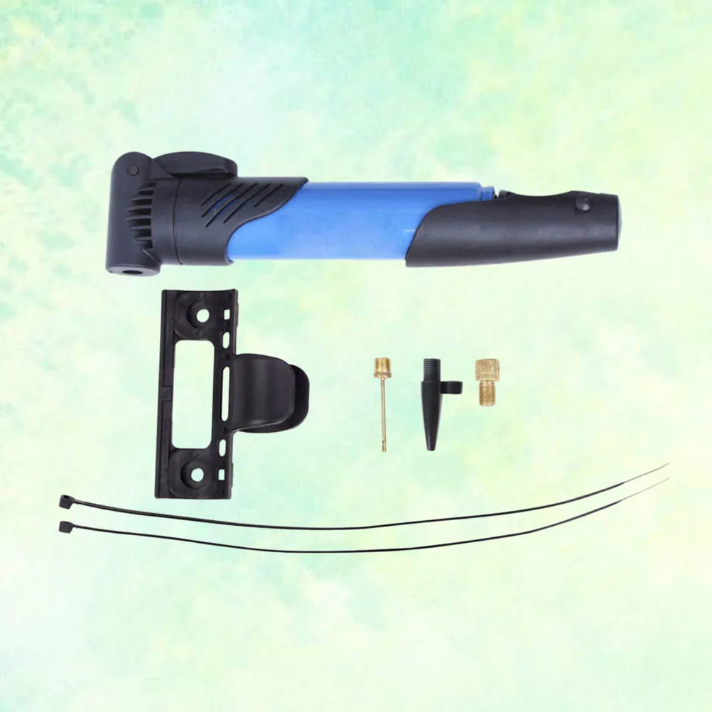 

Mini Portable Bicycle Pump High Pressure For Mountain Bike American French Valve No Rebound Handle Inflator