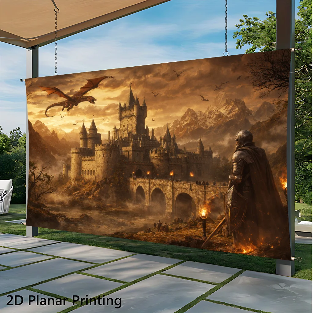 Latar Belakang Tapestri Datar - Home Decor Medieval ulasan dan harga