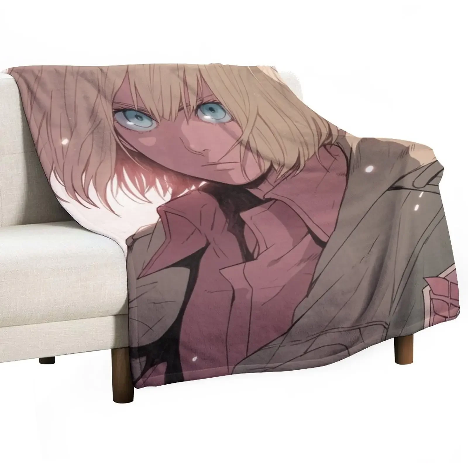 Mostly Armin Throw Blanket Loose Flannel Blankets