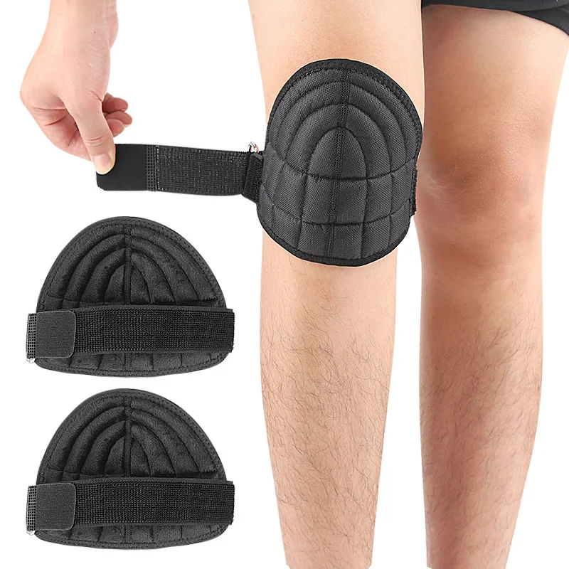 Dance Sponge Knee Pads Adjustable Protective Knee Supports for Kneeling Dancing Yoga Outdoor Sports Activities