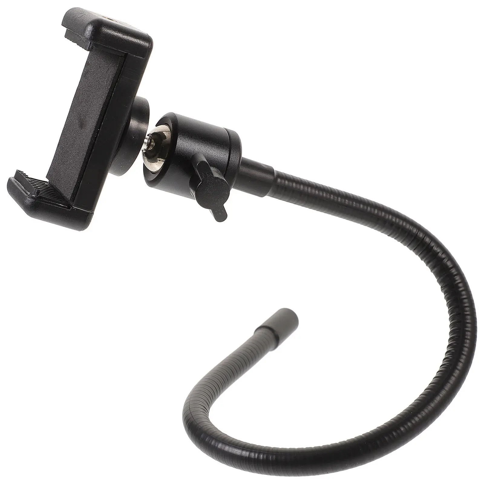 

1Set Universal Phone Tripod Mount Adapter Flexible Hose Tripod Stand Clamp Ball Head for Stable Mobile Video