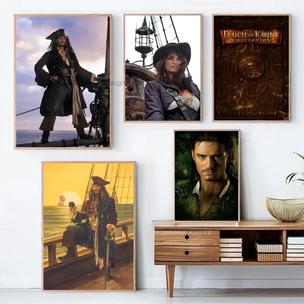 Pirates Of The Caribbean Poster Paper Print Home Living Room Bedroom Entrance Bar Restaurant Cafe Art Painting Decoration