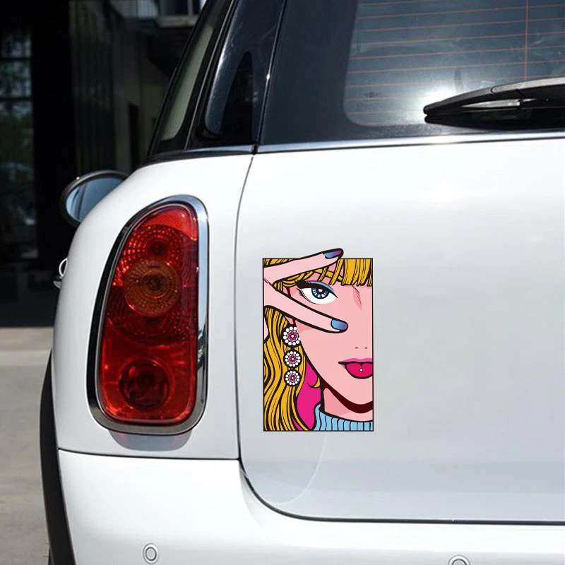 防水反射ステッカー,クリエイティブ,装飾,アクセサリー,クリエイティブ,レインボー,美容,jdm