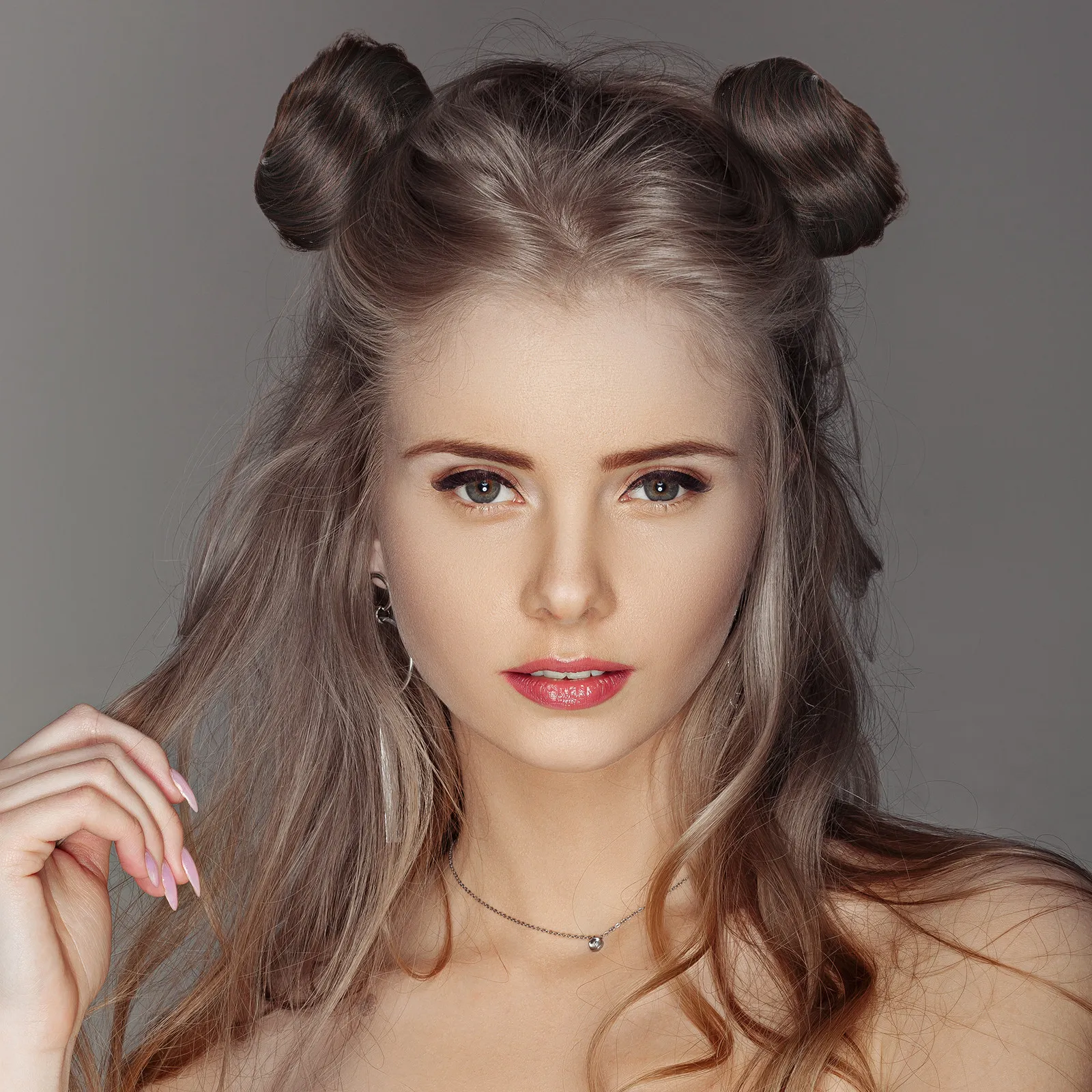 

2 pcs Fake Hair Bun Claw Clip Hair Extensions Lightweight Comfortable Secure Hold Long Time Wear Bun Extensions Women