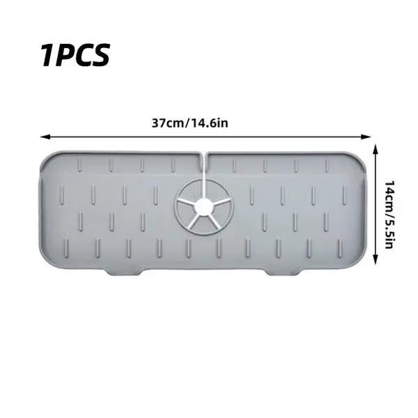

1 шт. силиконовый впитывающий коврик для смесителя, защита от брызг, дренажный коврик, ловец брызг, защита столешницы для кухни
