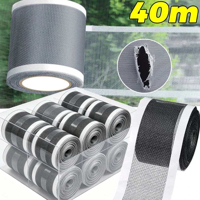 Window Screen Repair Tapes Self-Adhesive Prevent Insect Mosquito Tapes Broken Holes Repair Stick Bathroom Floor Drain Stickers