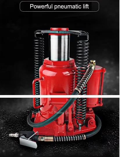 2026 20T Vertical Jack Hydraulic Horizontal Pneumatic Pressure Auto Repair Tool Pneumatic Manual Dual-purpose