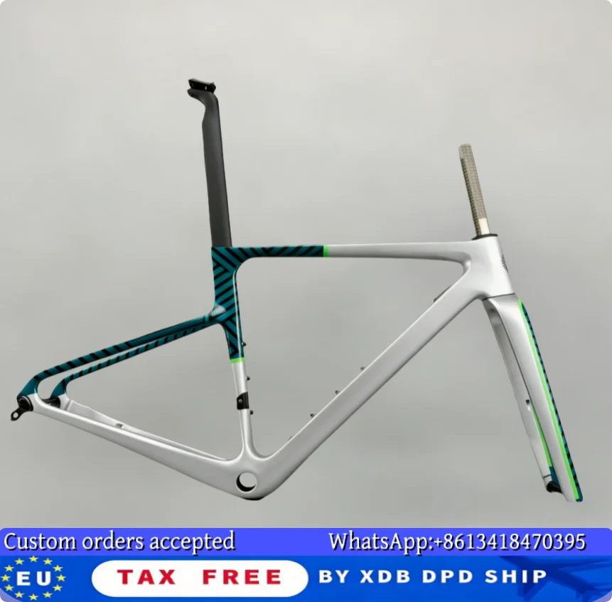 

2025 EVO Carbon Frame Disc Road Cycling Bike Frameset T1000 Light Weight Disk Brake Bicycle Racing