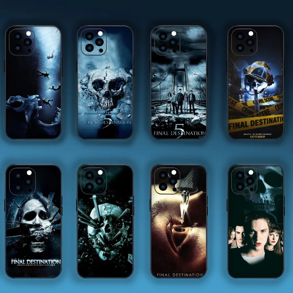 Final Movie D-Destinations  B-Bloodlines Phone Case For iPhone Mini 11 12 13 Plus Pro Max 14 15 XR XS Black Shell