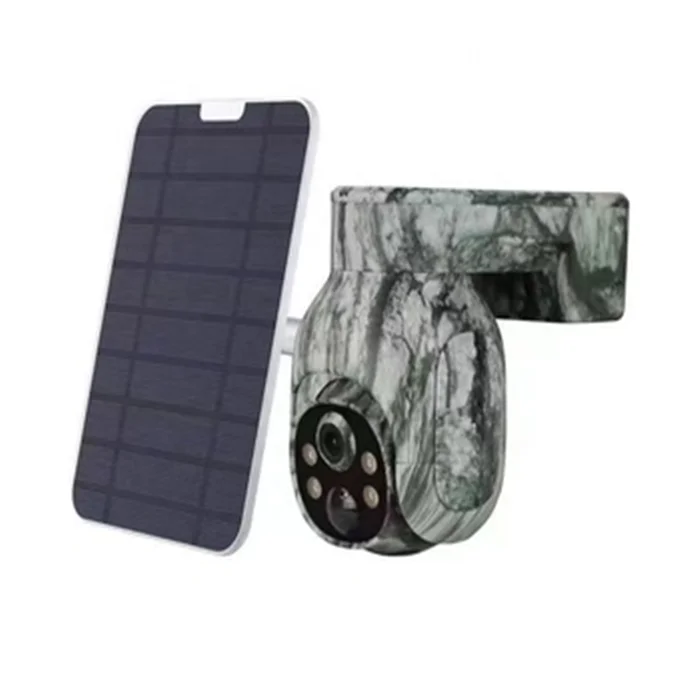 الحياة البرية في الهواء الطلق 4G كاميرا للرؤية الليلية App التحكم سحابة الصيد كاميرا تعقب لوحة طاقة شمسية نظام كاميرا أمان لاسلكية 1080p #1