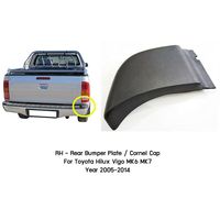 Suitable For Rear Right/Left Bumper End Plate Corner Cap Trim Fit For Toyota Hilux Vigo 2004-2015 Auto Accessories