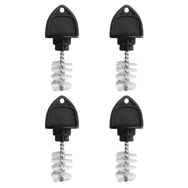 SZWA 4Pieces Beer Tap Cleaner Plugs Easy Use and Care Beer Faucet Cleaning Brushes