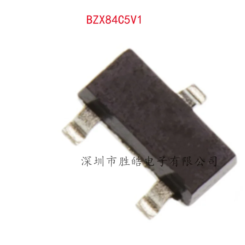 

(100PCS) NEW BZX84C5V1 84C5V1 Silk Print Z2 Voltage Regulator Diode 5.1V SOT-23 BZX84C5V1 Integrated Circuit