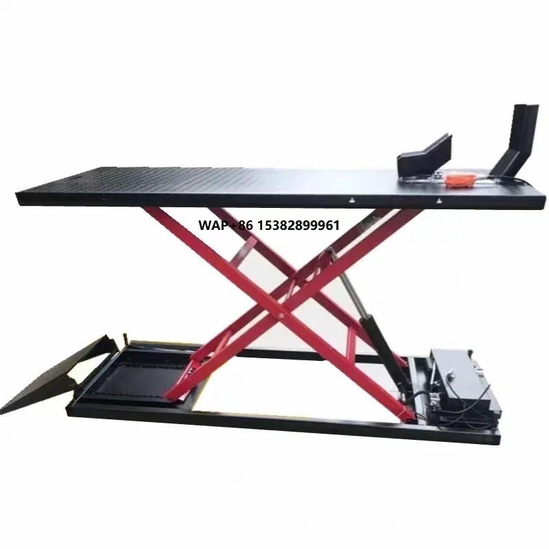 Tricar Workshop Equipment Hydraulic Lifting Hoist Elevator Lifter Table Stand Scissor Motorcycle Lift for Car Tire Repair Shop