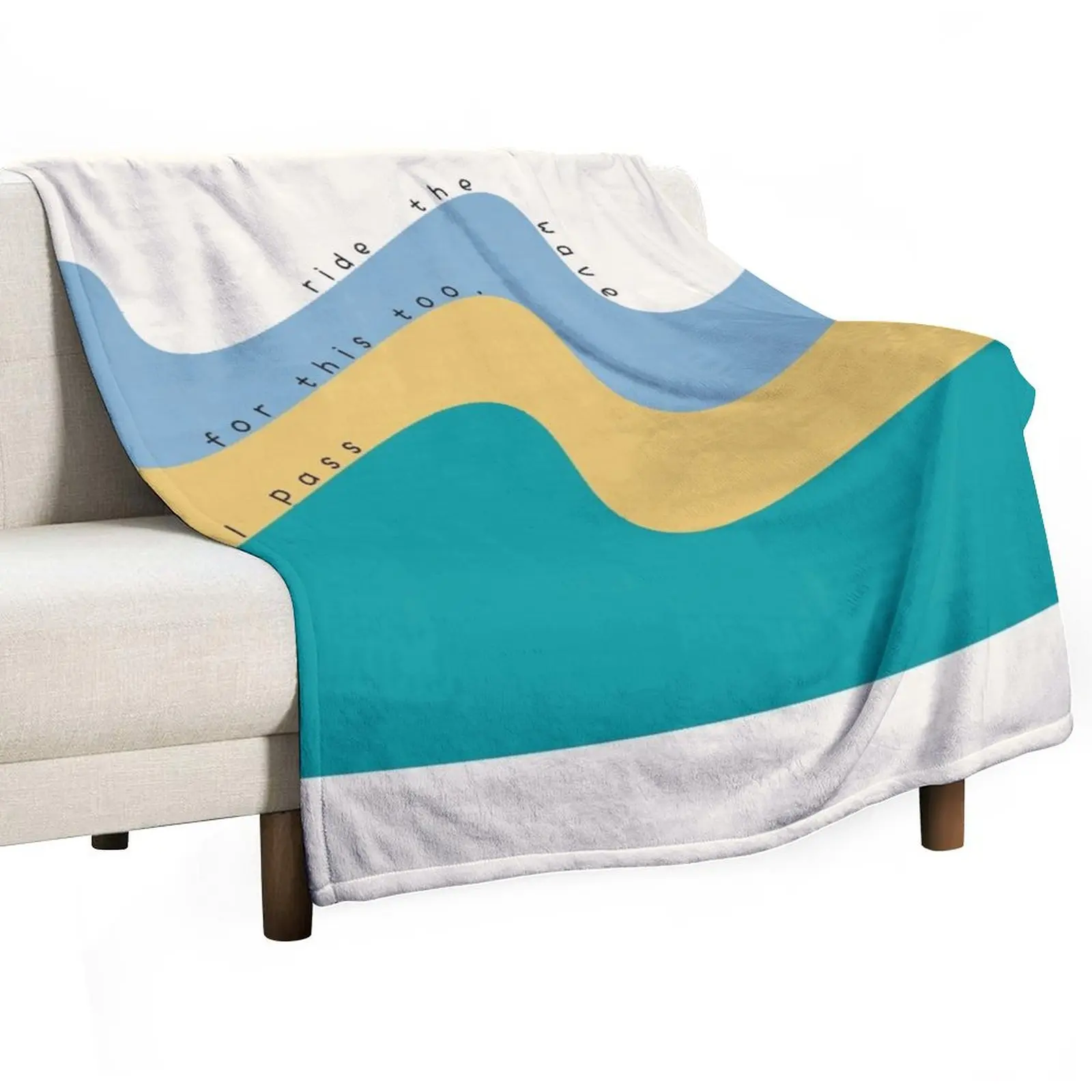 

Urge Surfing Ride the Wave Coping Skill for Mental Health Counselor Throw Blanket Travel Single Blankets For Sofas Blankets