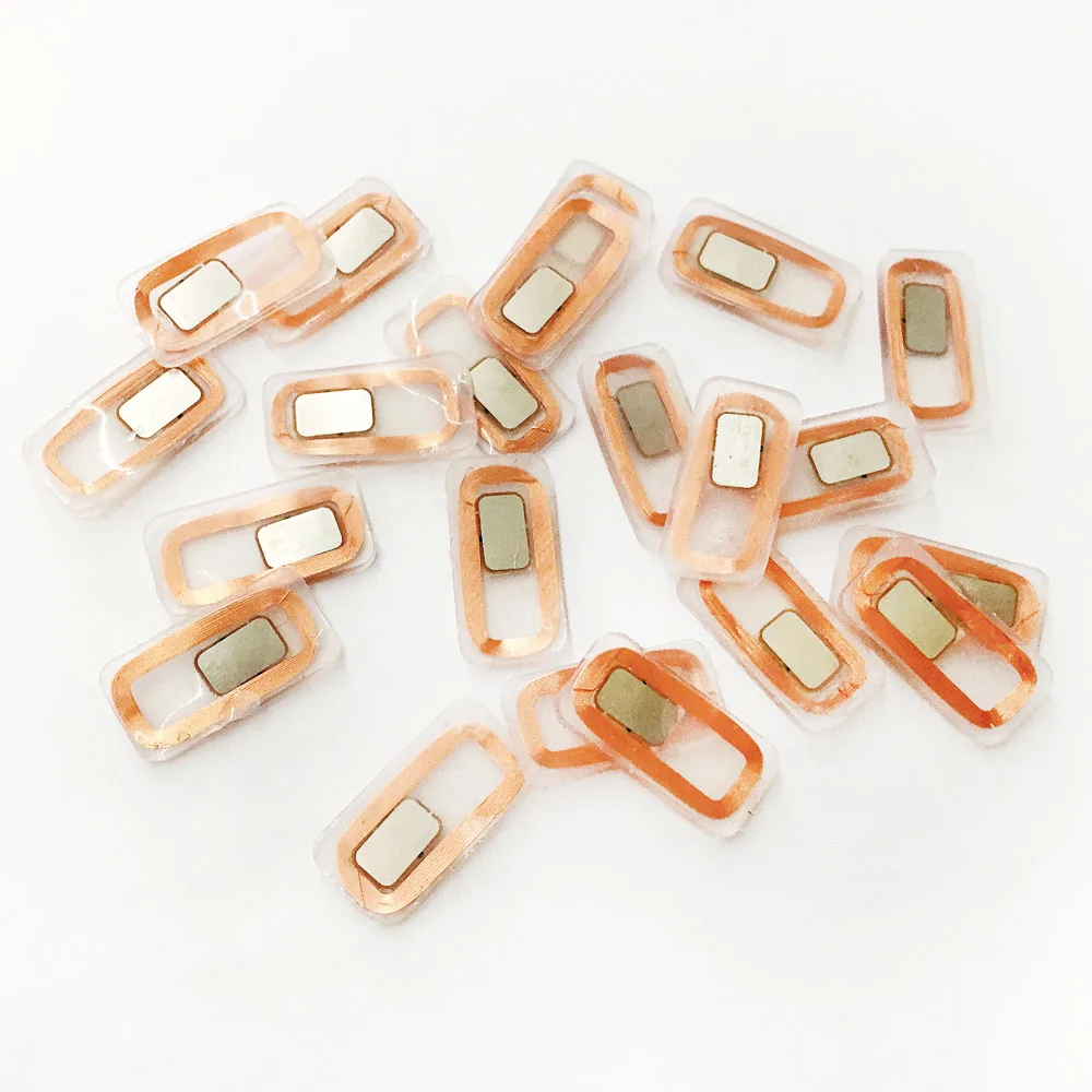 10 teile/los 125 KHz ID T5577 13,56 MHz ISO14443A UID CUID M1 NFC213 FUID Ti beschreibbare chip und antenne COB spule 20*10mm