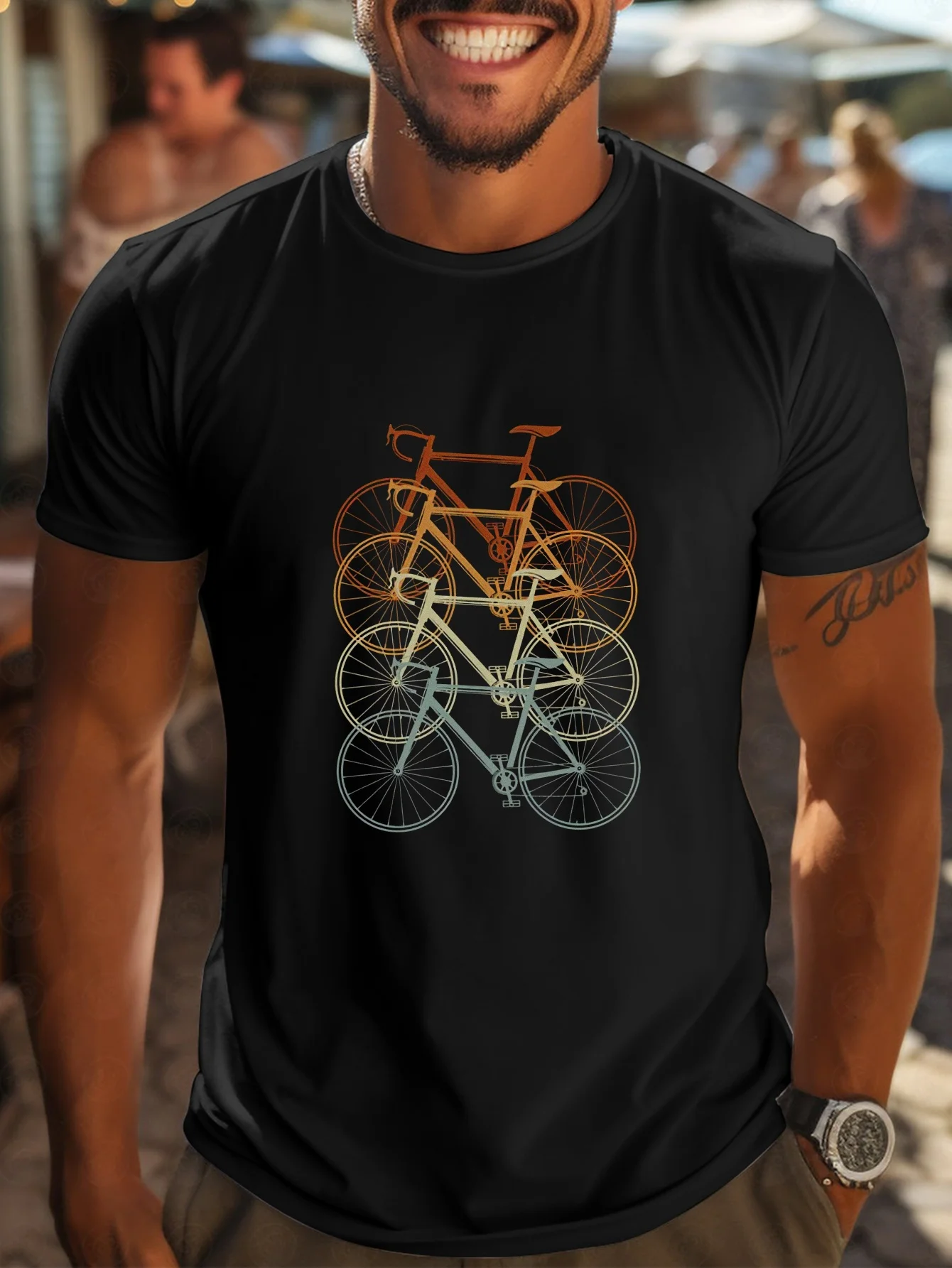 

School Bus Supervisor T-Shirt - "Love" Graphic, Men's Casual Tee, Big Discount