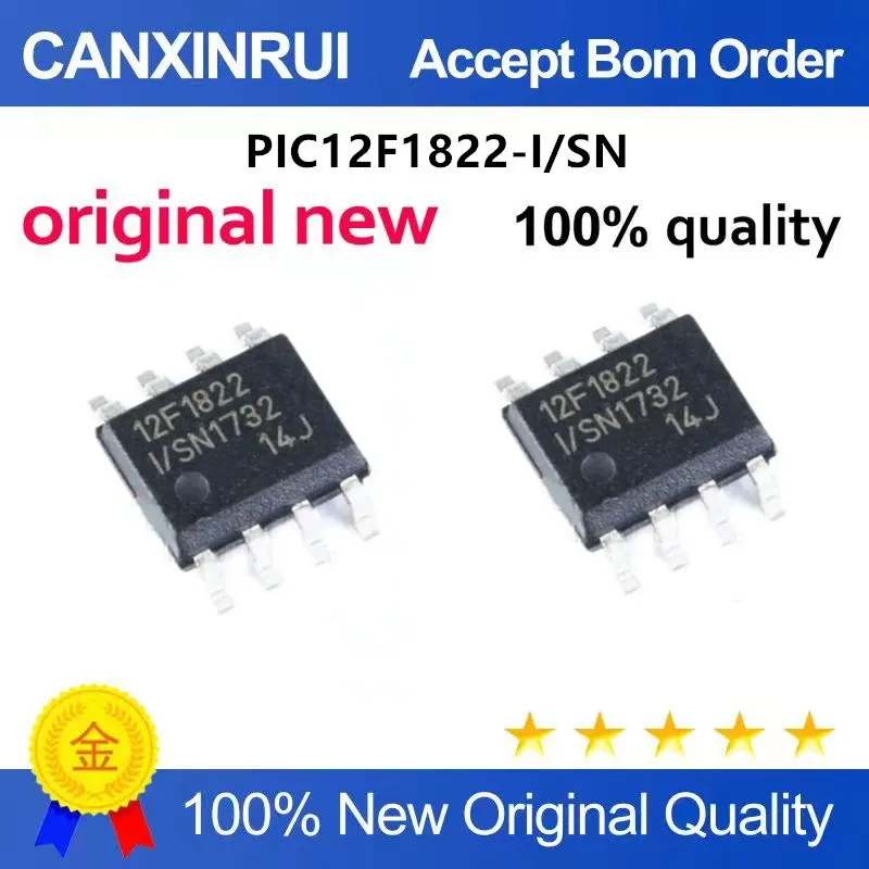 

Original New 100% quality PIC12F1822 PIC1822-I/SN PIC12F1822 PIC12F1822-I/P PIC12F1822-E/P Integrated circuit IC chip