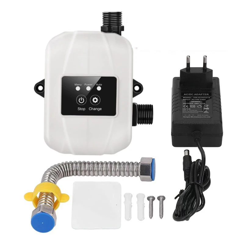 Booster Pump for Water Home 24V Shower Pressure Automatic Booster Water Pump, US EU Faucet Hot Large Water Pressure Booster Pump