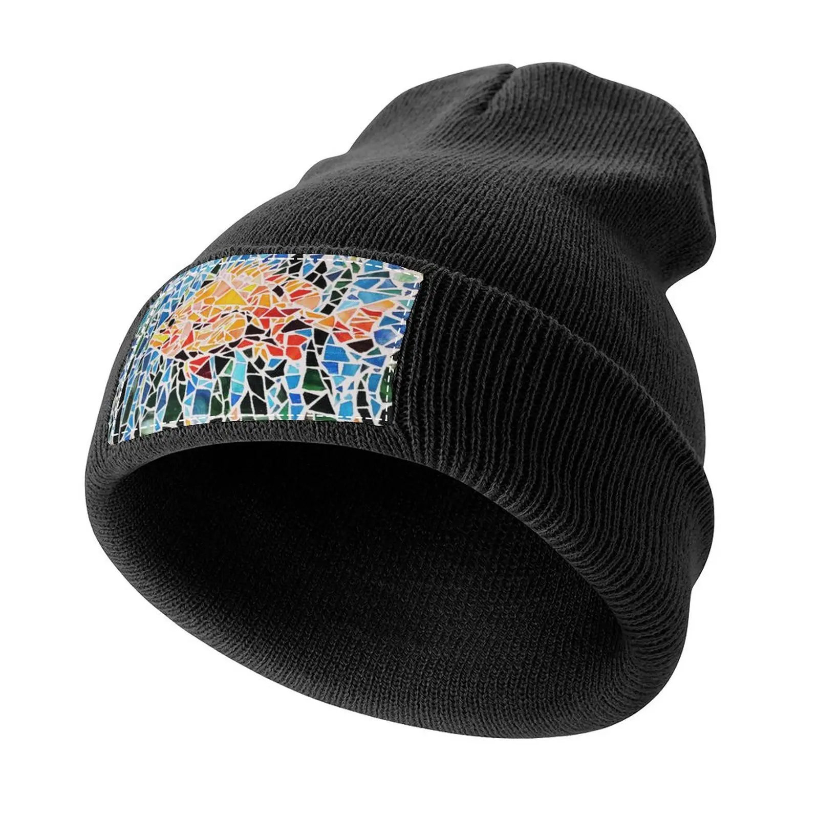 Vibrant Rockfish Mosaic Knitted Cap Hat Man Luxury Snap Back Hat Mens Caps Women's