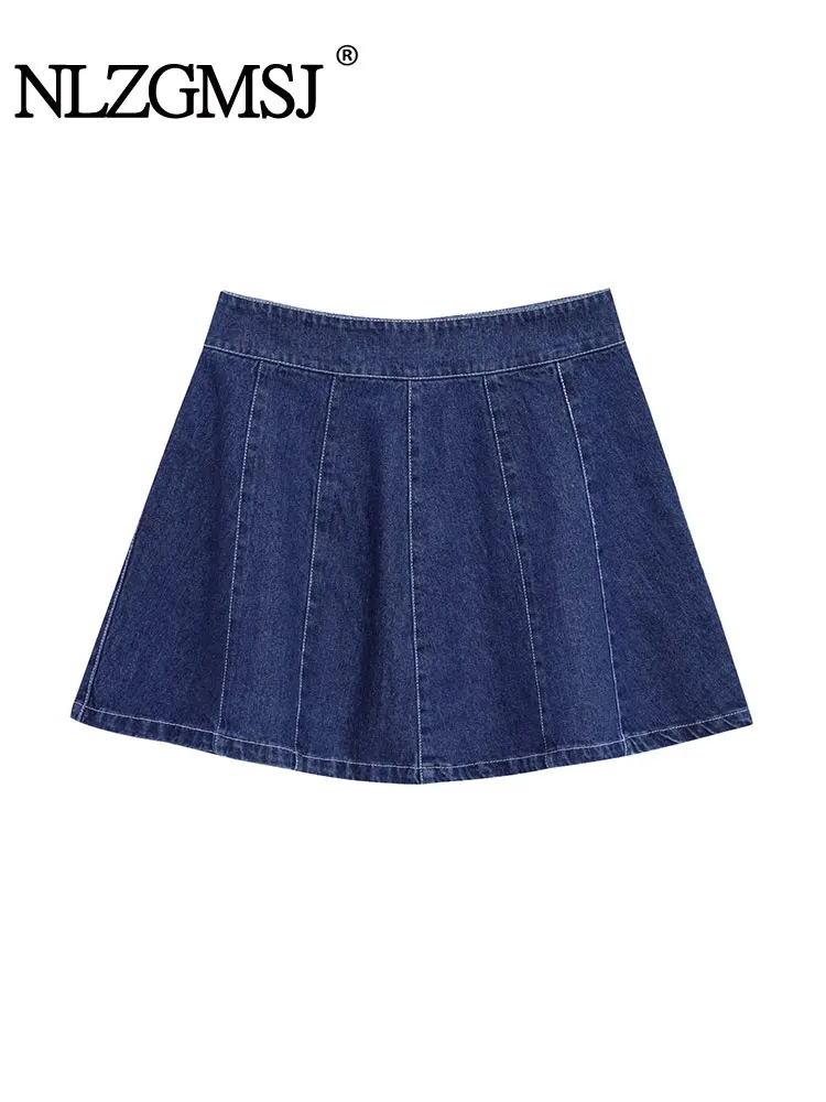 

Весна-лето 2022, джинсовые мини-юбки, женские шорты, юбки, женская модная уличная одежда, повседневные вечерние юбки ﻿ Mujer ﻿