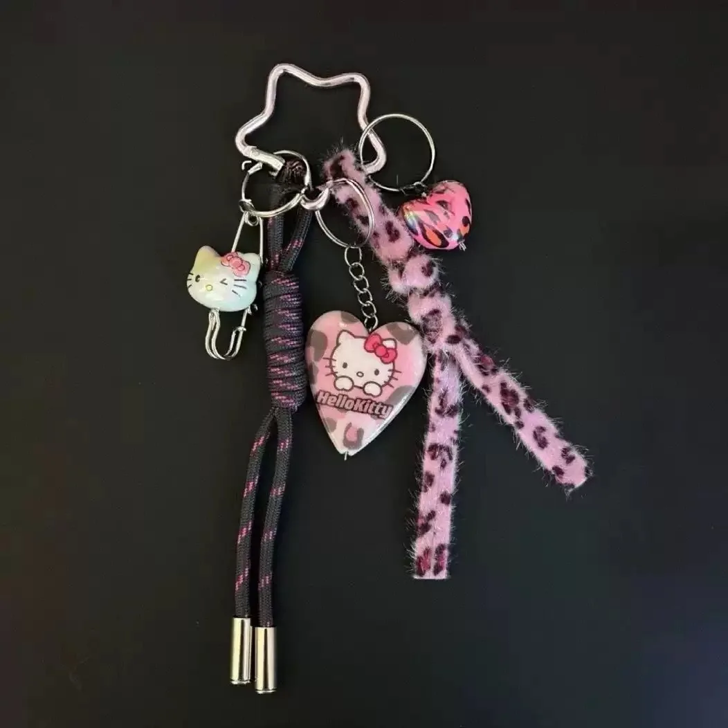 

1Creative Cartoon For Kt Keychain Pendant Cute Car Keyring Accessories Funny Kids Gift Backpack Jewelry Decoration Bag