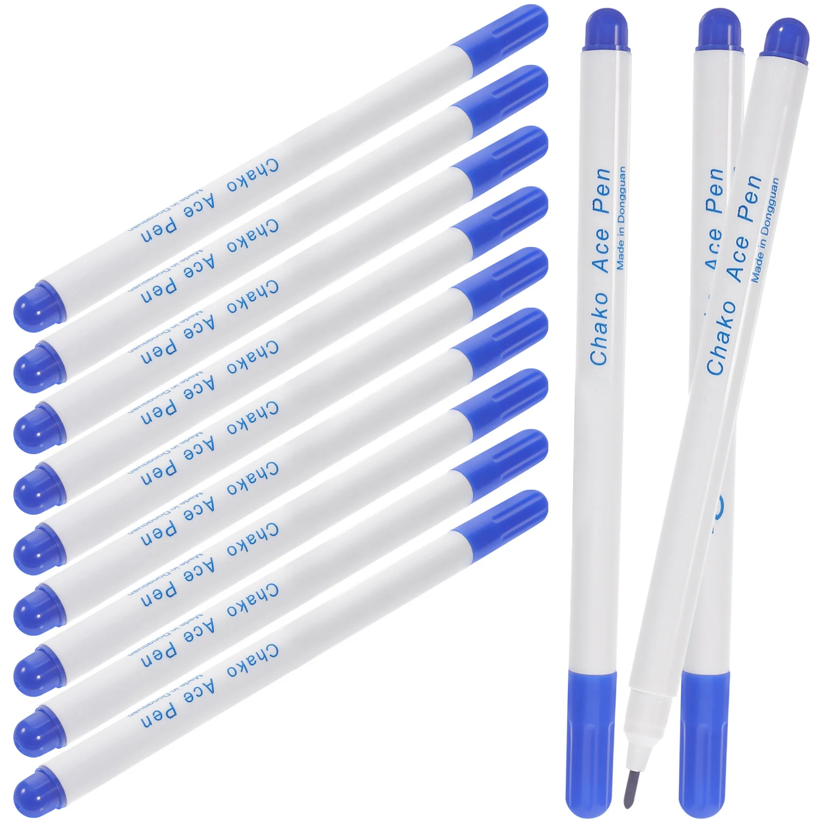 

12 шт., маркер для позиционирования кожи, долговечный, неразмазывающийся, руководство для татуировки, ручка для дерматографии и синий