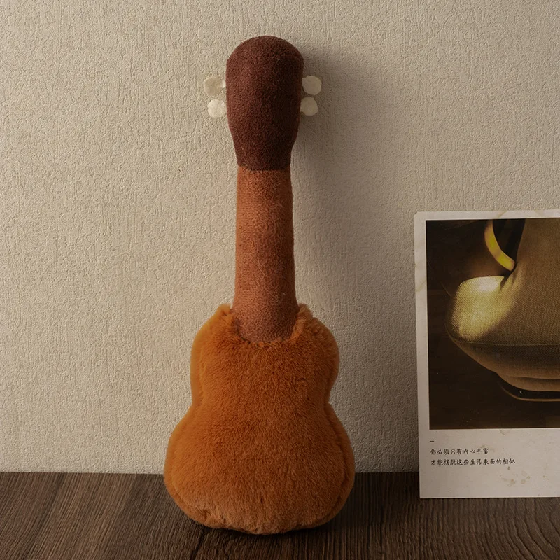 25 cm Kreative Lebensechte Gitarre Plüsch Spielzeug Zu Hause Dekoration Baby Beschwichtigen Puppe Nette Kissen Kissen Geburtstag Geschenk Für Kinder