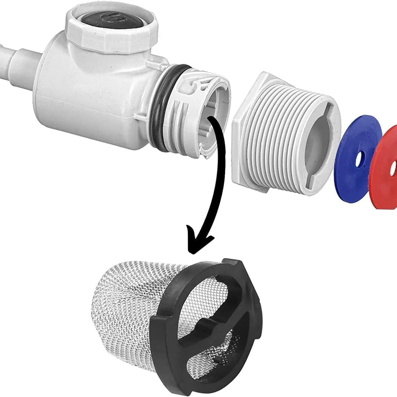For Zodiac Polaris Connector Replacement Filter 6 504 00 Connection Valve Internal Filter Element
