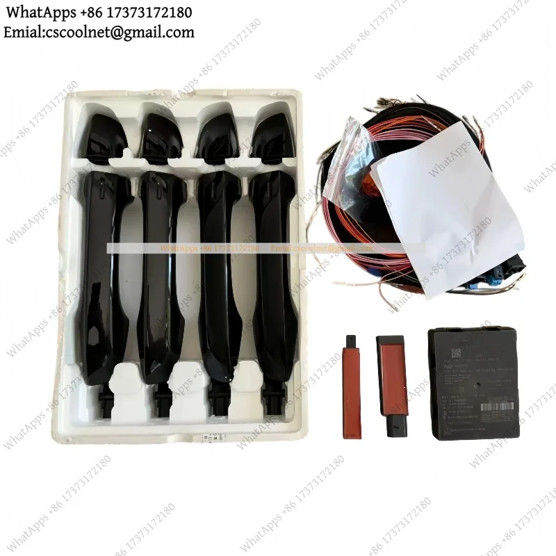 Door Handle with Light for VW Passat B8 Tiguan MK2 KESSY Keyless Entry Replacement Auto Parts