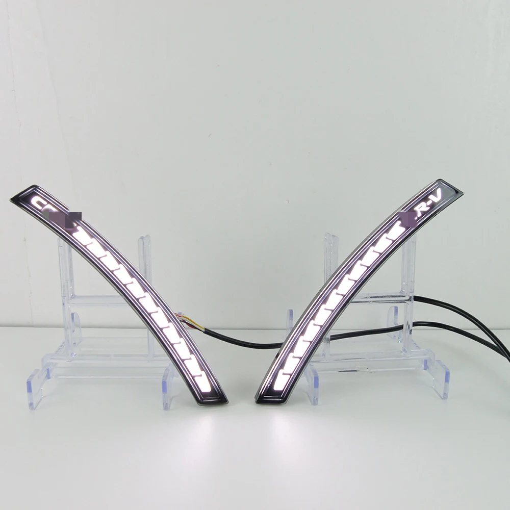 LED Wheel Arch Lights For Honda CRV 2023-2024 Letter Blade Style Tri-Color Start Running Light