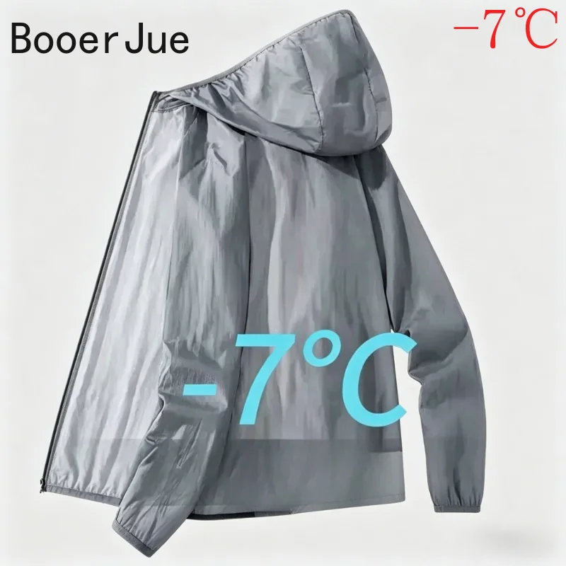 UPF50+ Summer Sun Protection Jacket Outdoor Hiking Sports Running Zipper Hooded Loose Casual UV-proof Breathable Cycling Coats