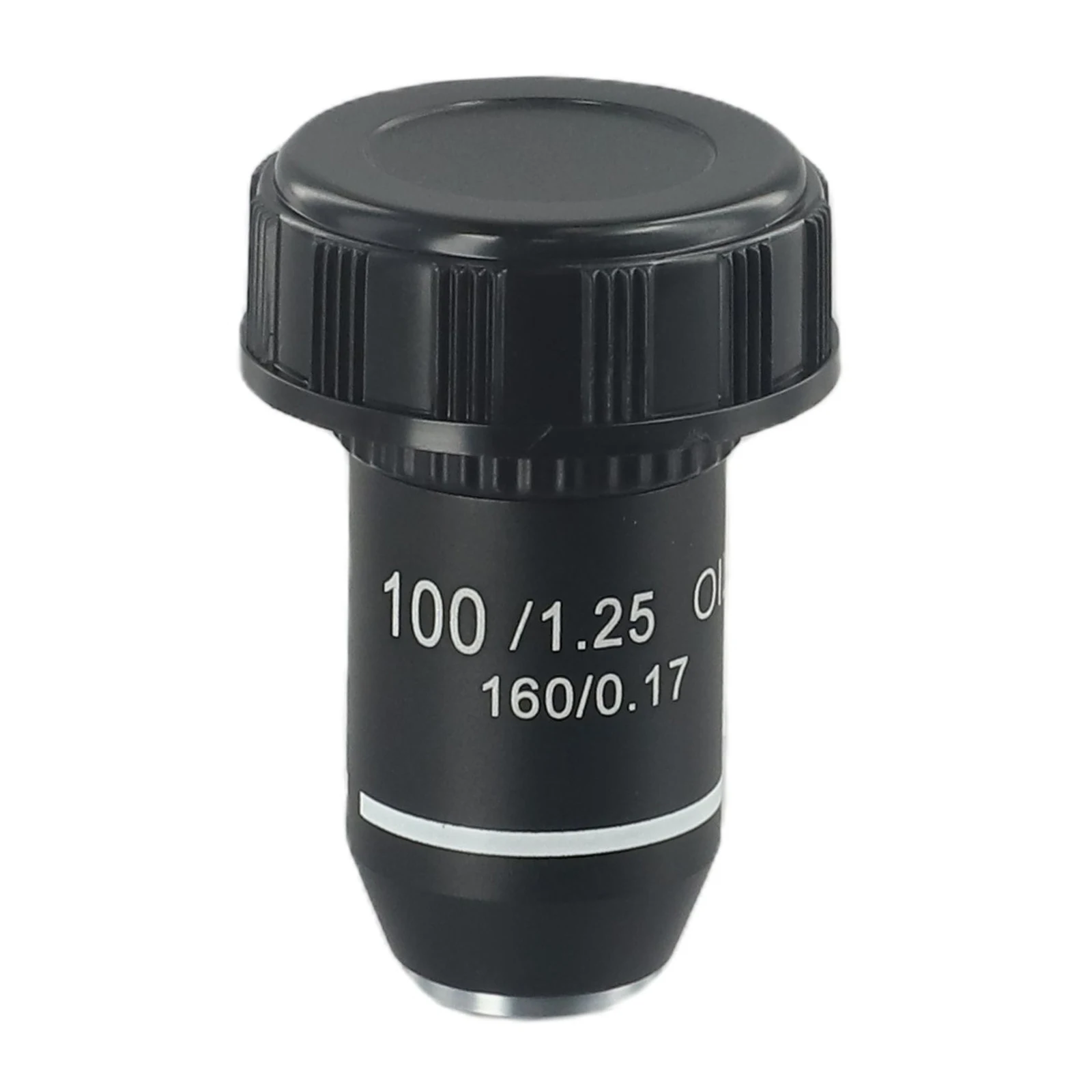 Lente obiettivo per microscopio acromatico per microscopio 195 di alta qualità 20 2mm 4X 100X nucleo in rame di precisione nero