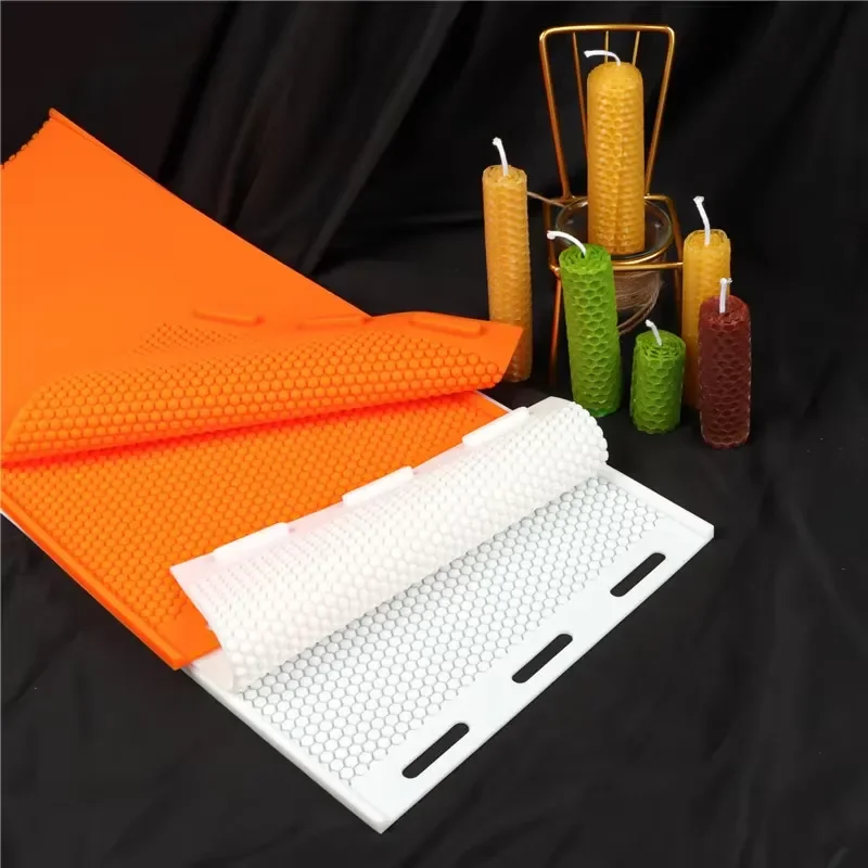 42×27cm 5.3mm Cell Size Silicone Beeswax Foundation Press Mold Beekeeping Foundation Sheet Making Tool