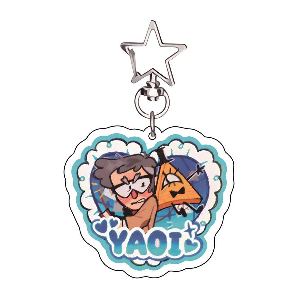 Multi-Fandom Yaoi-Paar 6cm Acryl-Schlüsselanhänger Verschiedene IP-Charaktere Figuren Anime-Anhänger Taschenanhänger Sammlerstück Fan-Geschenk – Detail 10