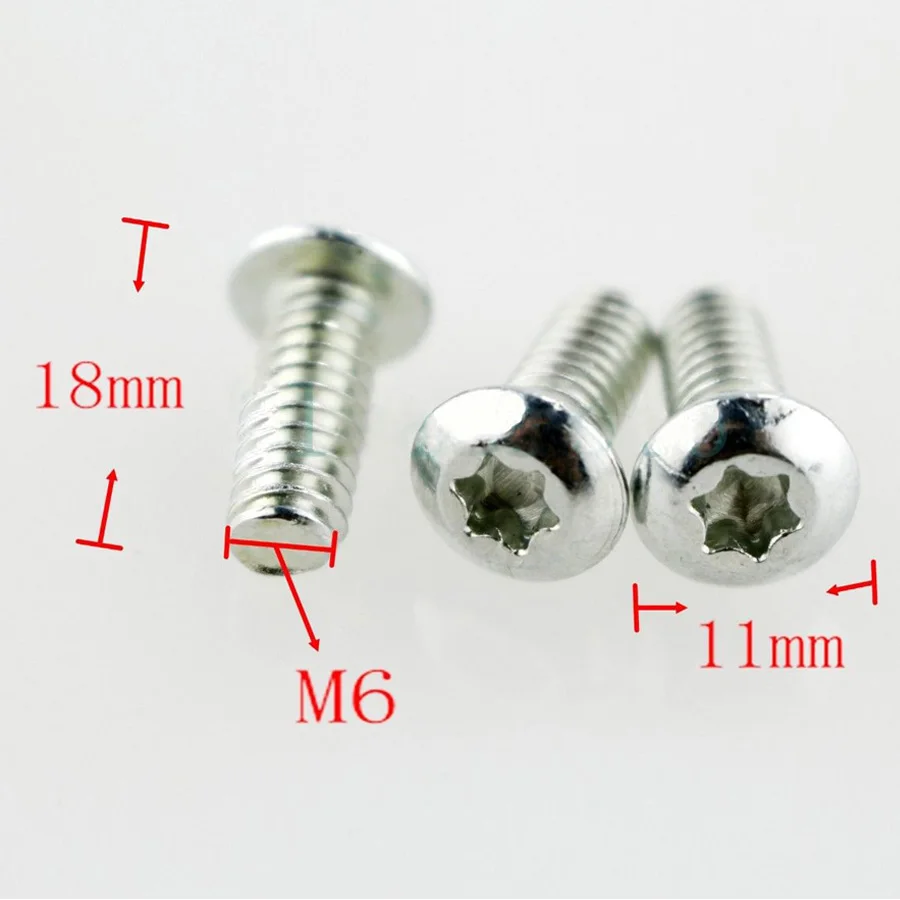3 Pcs Windshield Trim Bolts Wind Deflector Mount Kit Fits For Harley Electra Glide Touring Models 1996-2013 High Quality Chrome