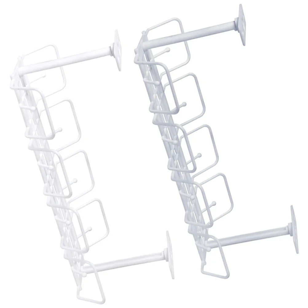 2Pcs Under Desk Cable Tray Strong Plastic Wire Management Rack for Organizing Cords Adapters Clutter Free Desktop in Office Home