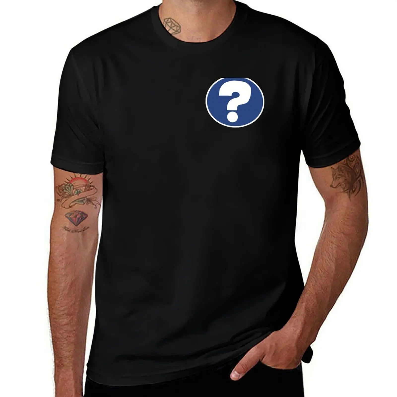 Mike Tyson Mysteries Logo (Blue) T-Shirt Casual Streetwear Short Sleeve Tee T-Shirt