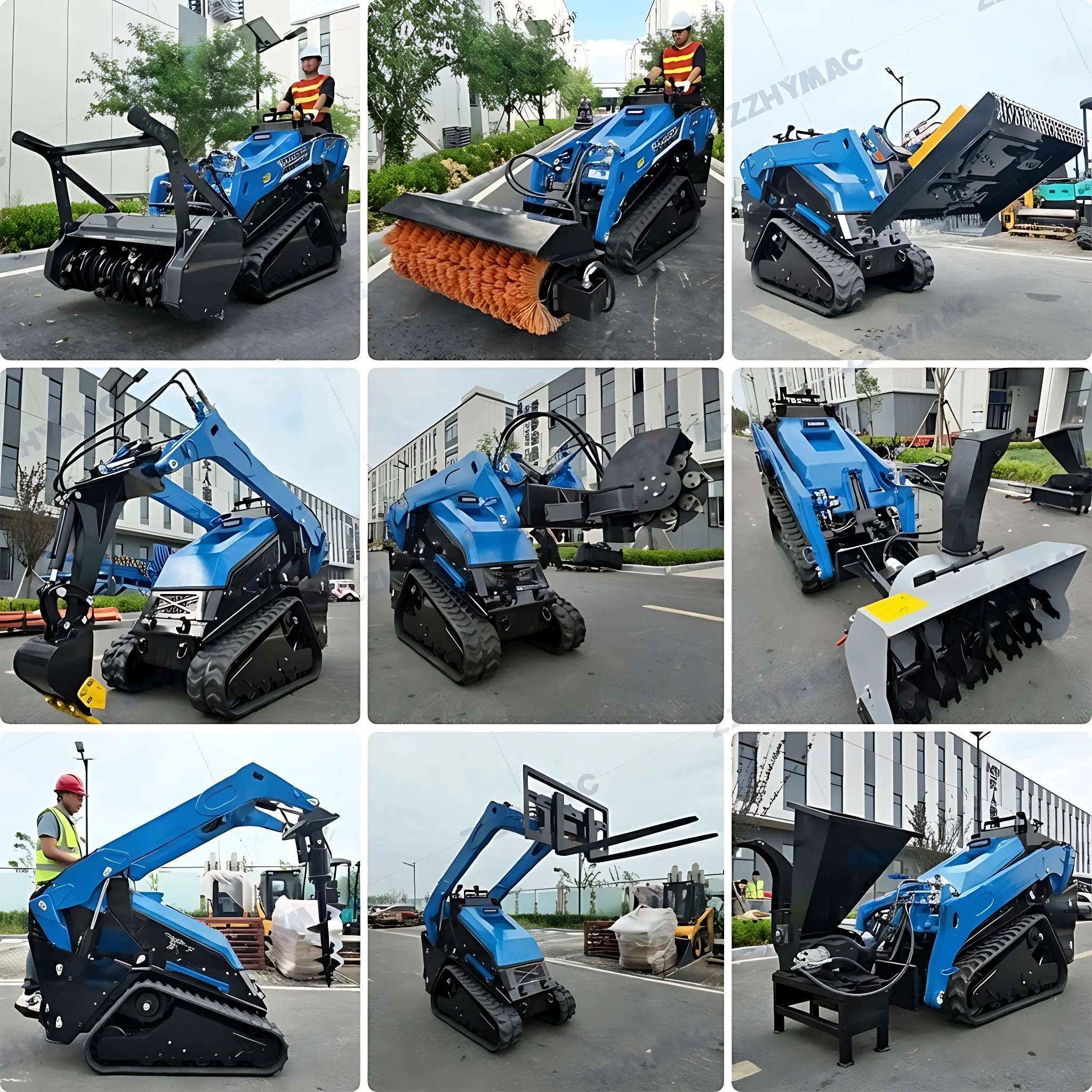2026 Yeni Tip V1000 Mini Skid - Skid Steer Loader incelemesi ve fiyatı