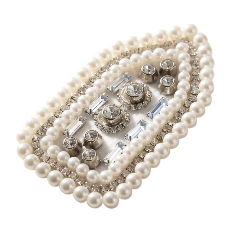 HX6F Epaulet Pearls For Uniform Accessories Stage Costume Embellishments And Fashionable Outfits