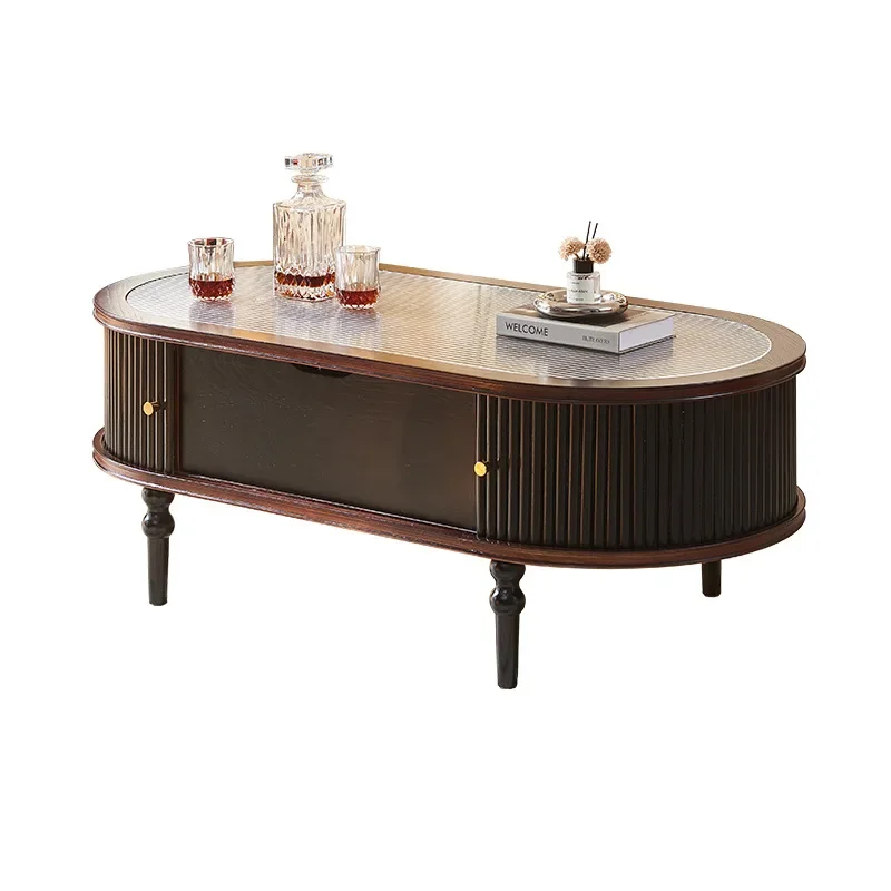 Solid wood coffee table living room advanced multi-functional tea table B & B small apartment small tea table
