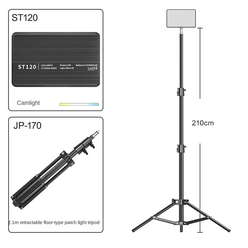 

AABFK Мини-мобильный телефон Светодиодный светильник для селфи с регулируемой яркостью RGB заполняющий светильник для нескольких смартфонов