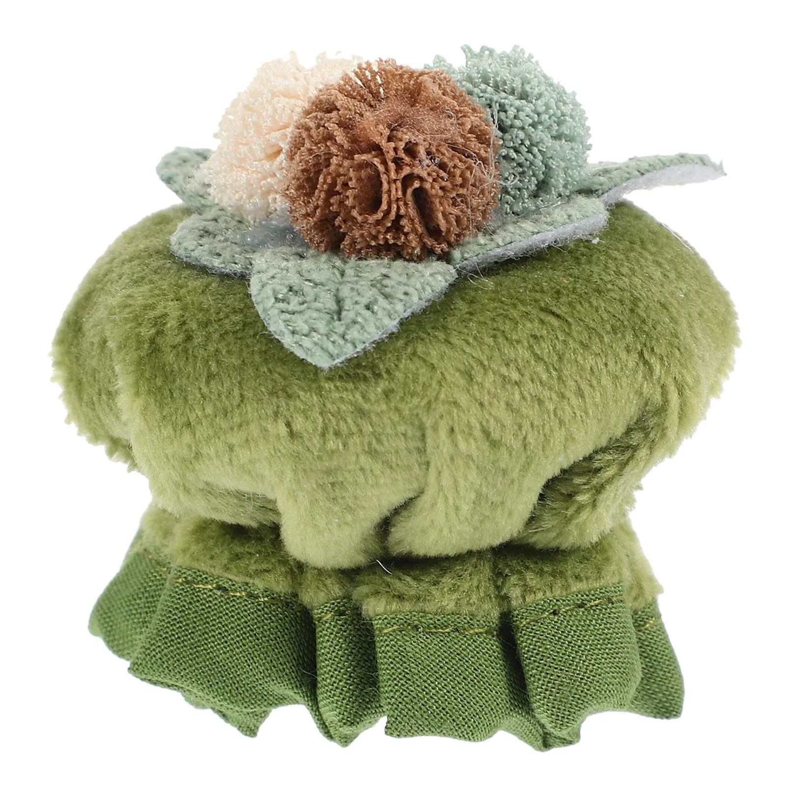 

Flower-shaped Drawer Knob Covers Cartoon Cabinet Handles Protective Shallow Green Soft Fabric Reusable Door Knob Decorative