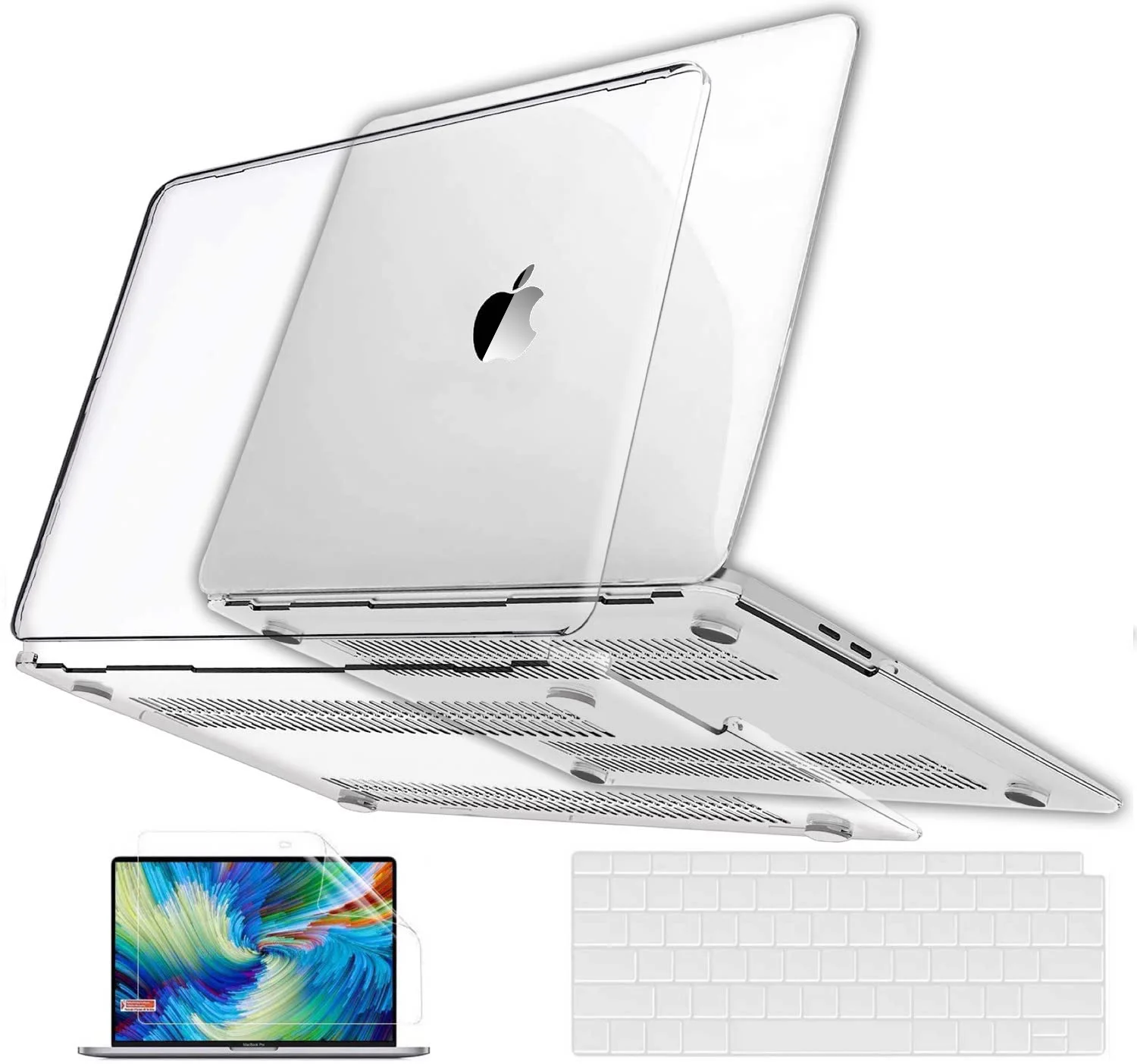 

Crystal Laptop Case For Apple Macbook 13 15 16 11 12 For Air 13 A2179 A2337 A2681 For M1 Chip Pro 13 A2338 Mac Protective Cover