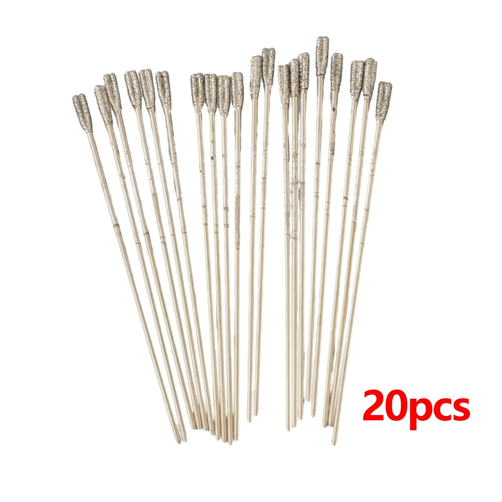 

Tool Lapidary Drill Bits 20Pcs Diamond Coated Glass Jade Needle 1mm Tools Agate Amber Agate Parts High Quality