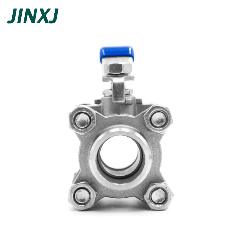 304 Stainless Steel Three Piece Ball Valve 1/2 3/4 Screw Thread Internal Thread Water Pipe Welding Valve Switch DN20 25 32 65 80