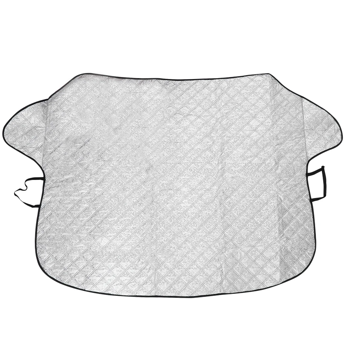 

Windshield Frost Protector Cover Thickened 4 Layers Aluminum Snow Extended Fit Front Windshield Winter Snowproof