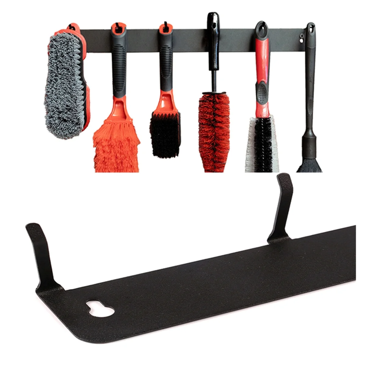 A83Z Metal Universal Brush Hook Car,Care Organizer Suitable for Car Detailing Supplies Storage