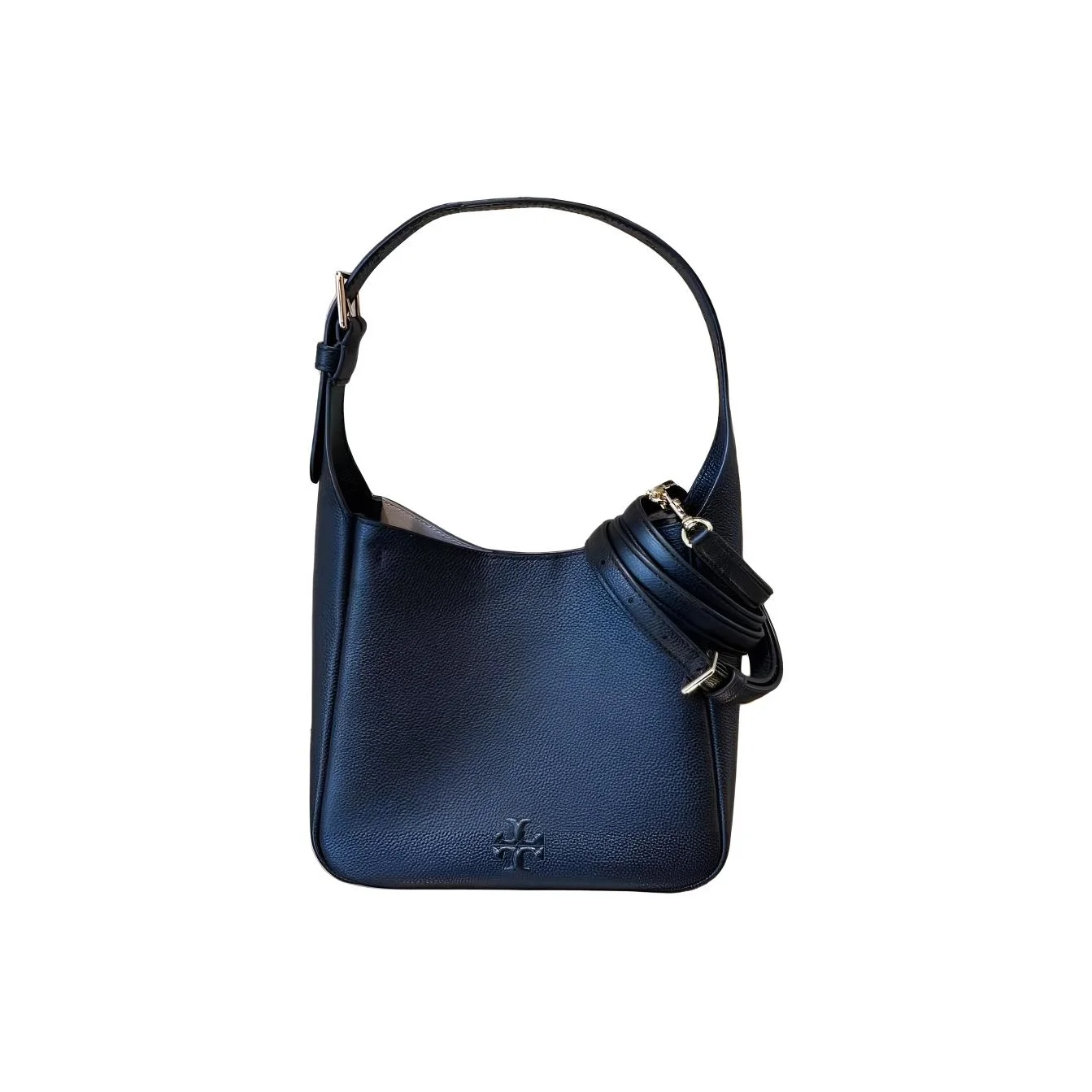 TORY BURCH Tory Burch Thea Brand Logo Leather Shoulder Bag Small Women's Black 170244-001