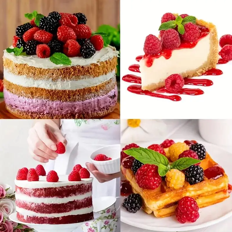 【S】24-Cell Raspberry Design Food Grade Silicone Cake Mold Mousse Mould Chocolate Mold Dessert Baking Tools Kitchen Supplies view 4